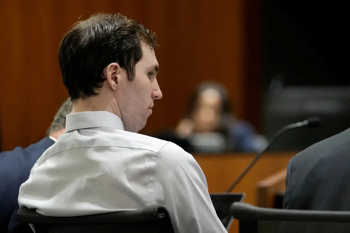 FILE PHOTO: Tyler Robinson, accused in the fatal shooting of conservative activist Charlie Kirk, attends a hearing at the 4th District Court in Provo, Utah, U.S., June 12, 2026.  Francisco Kjolseth/Pool via REUTERS/File Photo