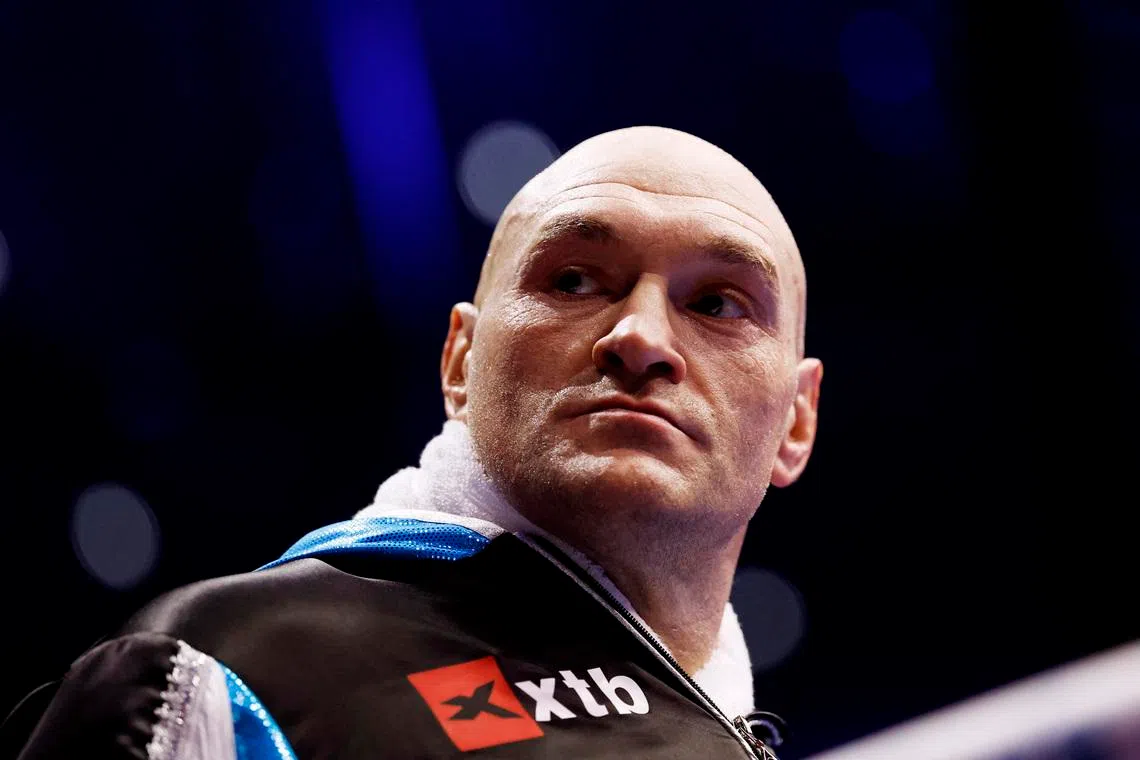 Boxing - Tyson Fury v Arslanbek Makhmudov - Tottenham Hotspur Stadium, London, Britain - April 11, 2026 Tyson Fury during his ringwalk before his fight. Action Images via Reuters/Andrew Couldridge