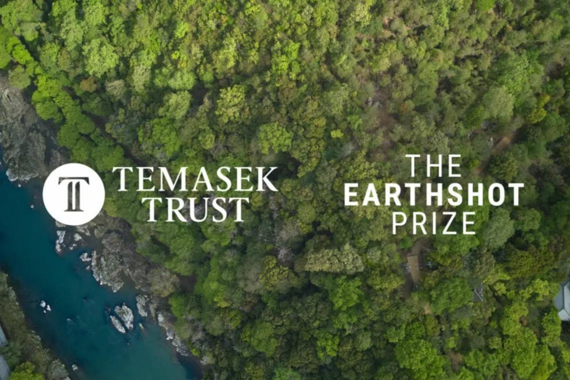 Through the partnership, both Temasek Trust and the Earthshot Prize will create platforms and initiatives to showcase solutions on sustainability.