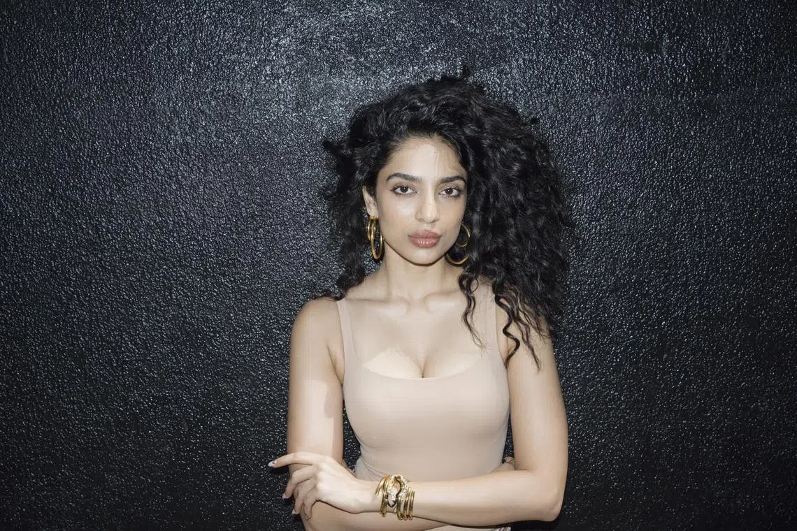 Sobhita Dhulipala, a star of the new film Monkey Man, in Los Angeles on April 3, 2024. 