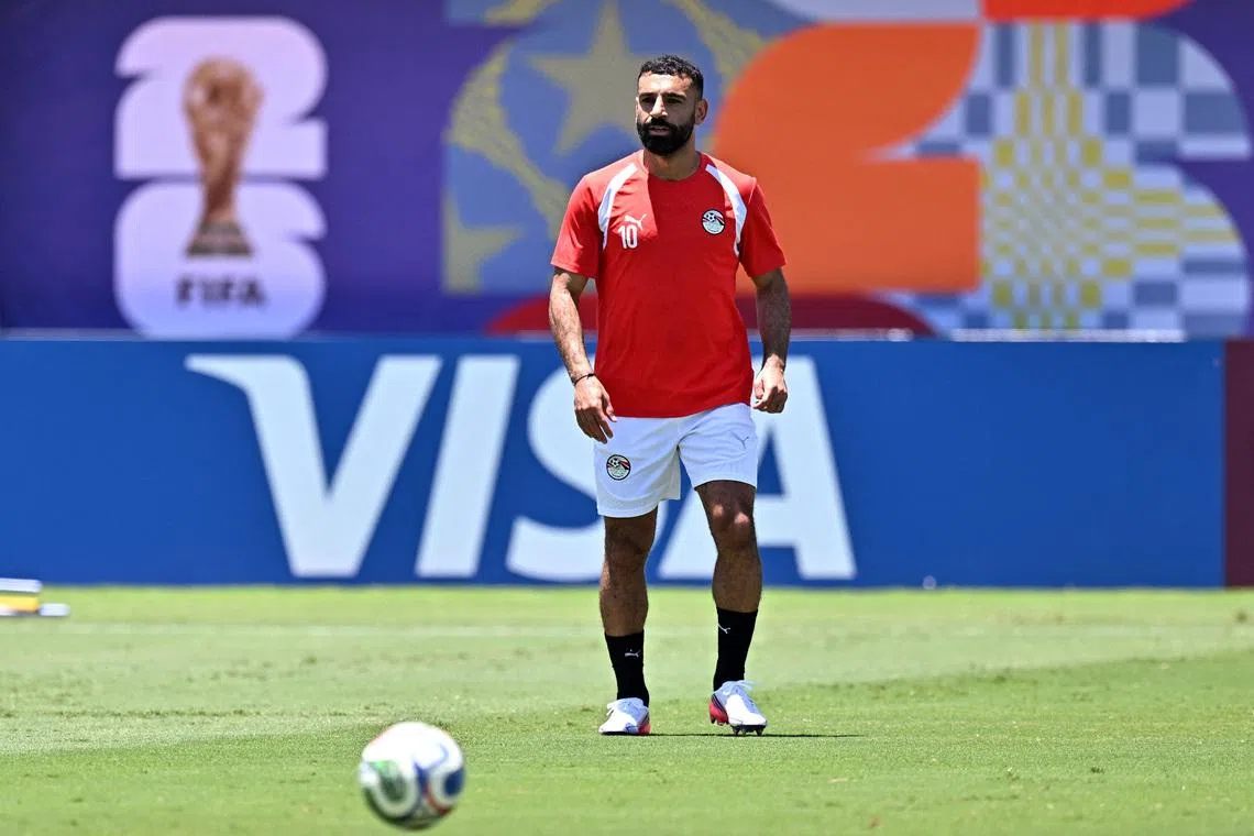 Egypt’s Mohamed Salah returned to partial training on July 1.