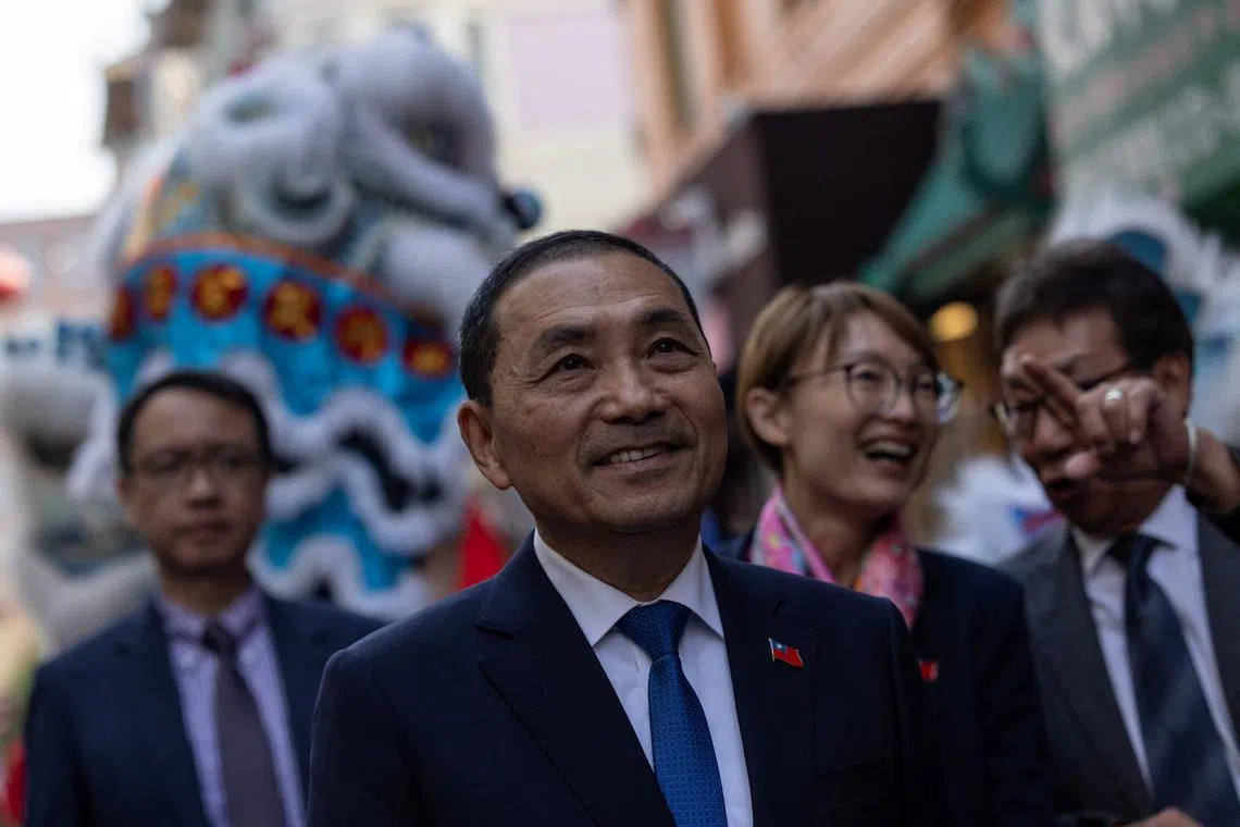 Mr Hou Yu-ih ’s decades-long career is a core part of the image he’s projecting ahead of the election in January 2024. 