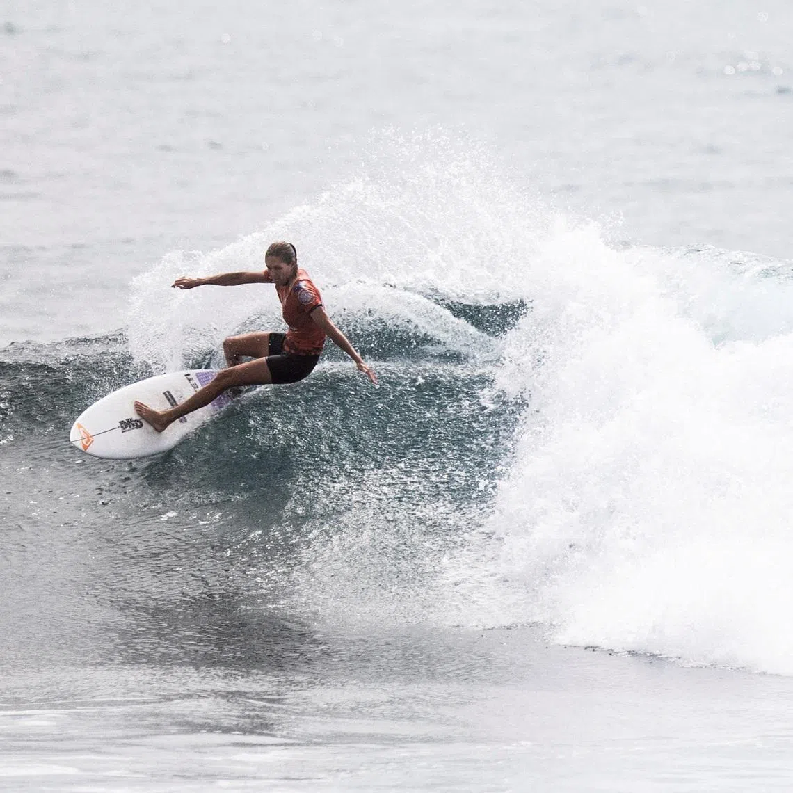 Stephanie Gilmore of Australia competes at the Rip Curl World Surf League Finals, at Lower Trestles in San Clemente, California, U.S., September 8, 2022. REUTERS/Aude Guerrucci