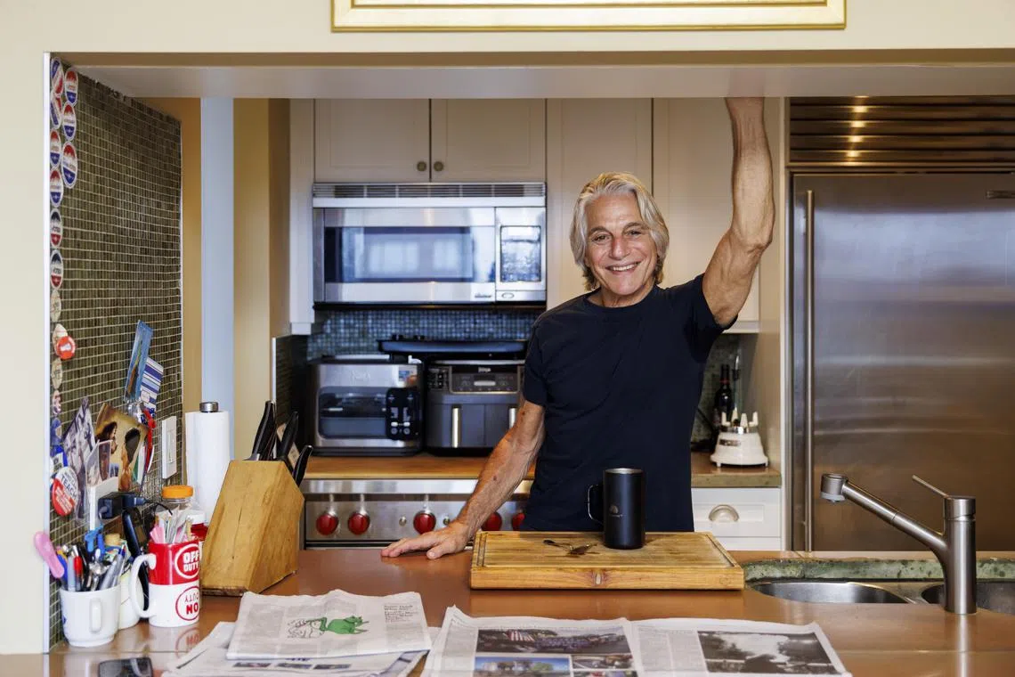 Actor Tony Danza at his home, in New York on, Aug 5, 2024. 