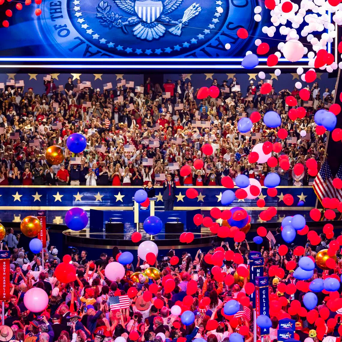 The Midterm Republican National Convention in Dallas, Texas, on Sept 10.