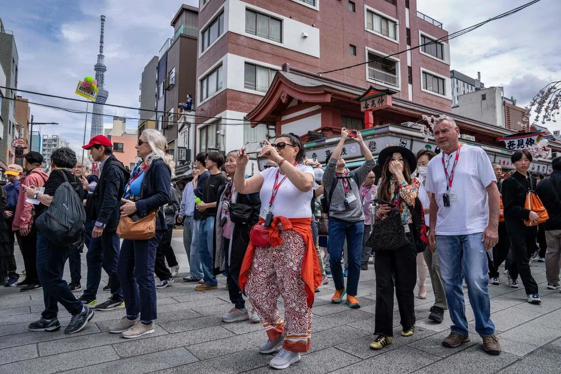 straitstimes.com - Japan tourism hits record in March despite China spat, Iran war