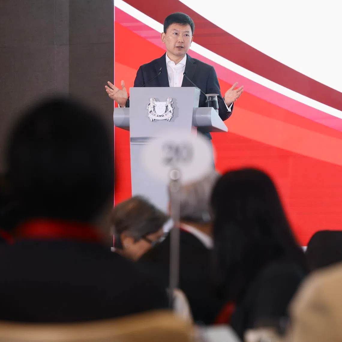 Minister for National Development Chee Hong Tat spoke on how Singapore and China can boost their collaboration at the Lianhe Zaobao Singapore-China Forum 2026 on July 6.