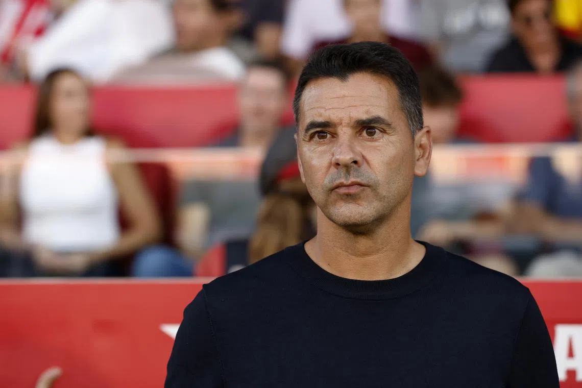 Soccer Football - LaLiga - Girona v Real Madrid - Estadi Montilivi, Girona, Spain - September 30, 2023 Girona coach Michel before the match REUTERS/Albert Gea/ File Photo