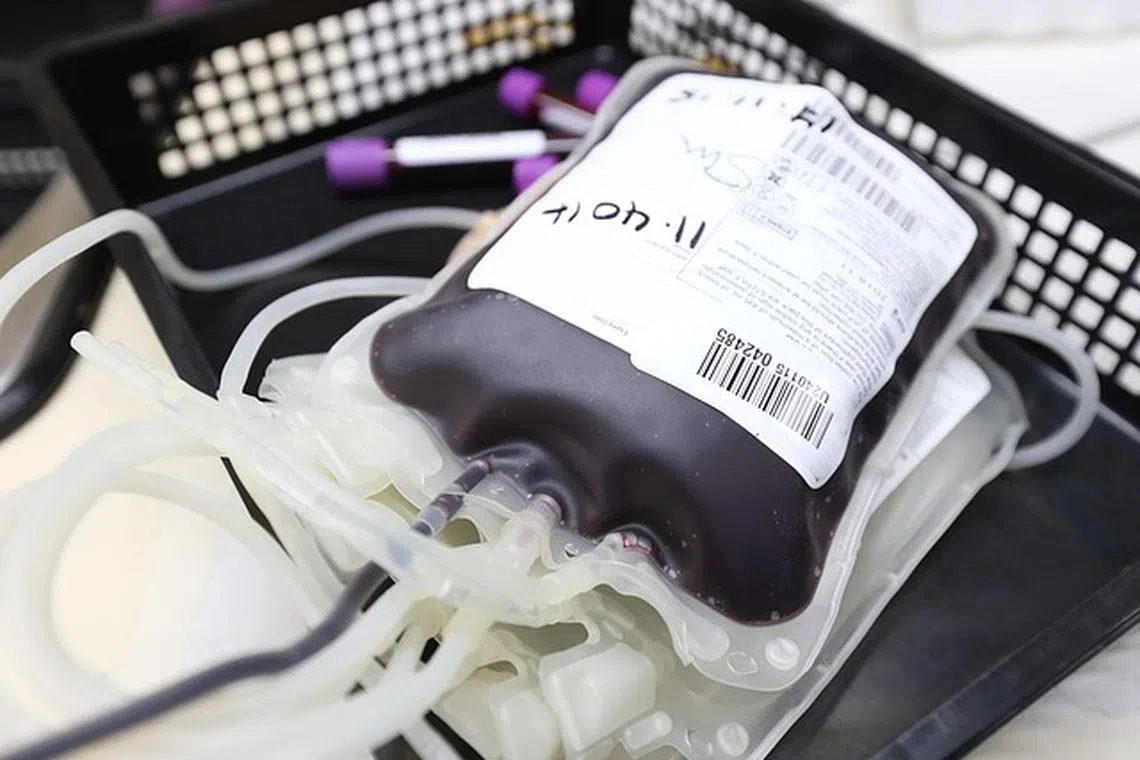 Taiwan currently relies on imports for its supply of blood bags because it is cheaper than making them domestically.