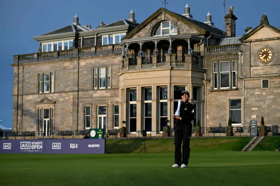 New Zealand's Lydia Ko, who won the Women's British Open at St Andrews, produced a masterful performance at a historic venue.