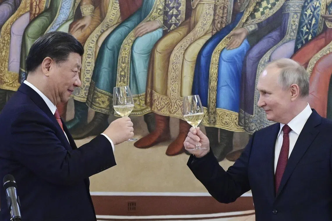 Russian President Vladimir Putin hosted Chinese counterpart Xi Jinping for two days of talks this week.