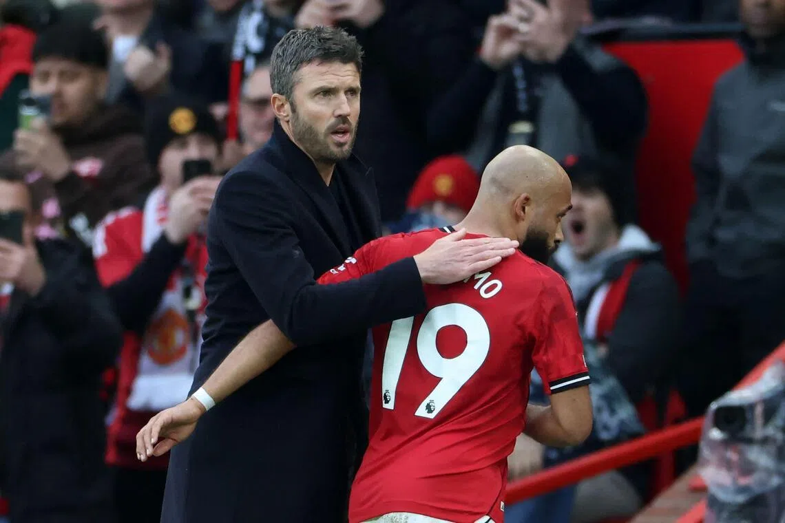 Michael Carrick kicked off his second spell in interim charge of Manchester United with a 2-0 home victory over Pep Guardiola’s Manchester City on Jan 17.