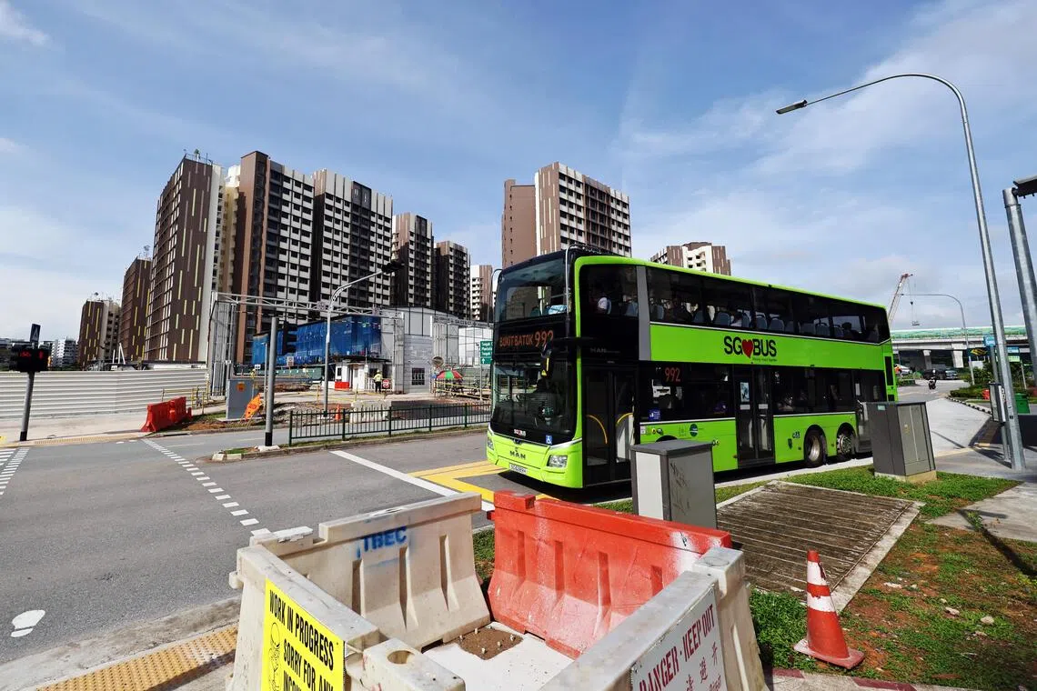 Transport Minister Jeffrey Siow said transport connectivity is a priority for Tengah, a new town.