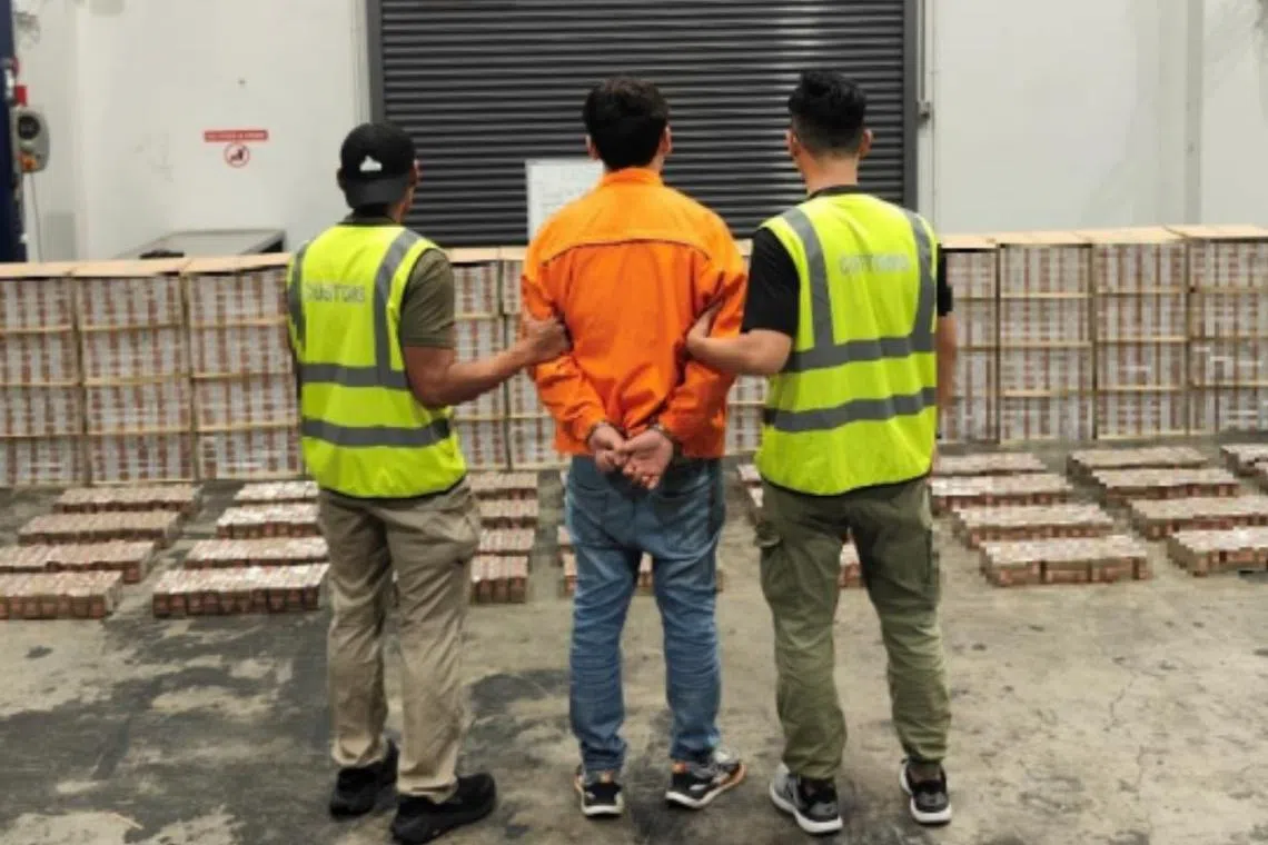 The man was employed as a delivery driver by a food company and had used his company’s truck to deliver the duty-unpaid cigarettes.