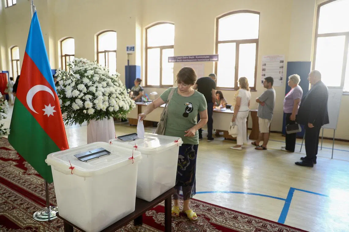 Baku, Azerbaijan September 1, 2024. REUTERS/Aziz Karimov