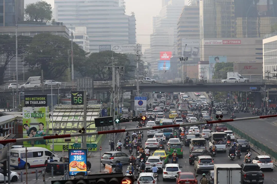 Buses and electric train lines in the capital will be free, Deputy Prime Minister Suriya Juangroongruangkit said in a briefing in Bangkok on Jan 24.