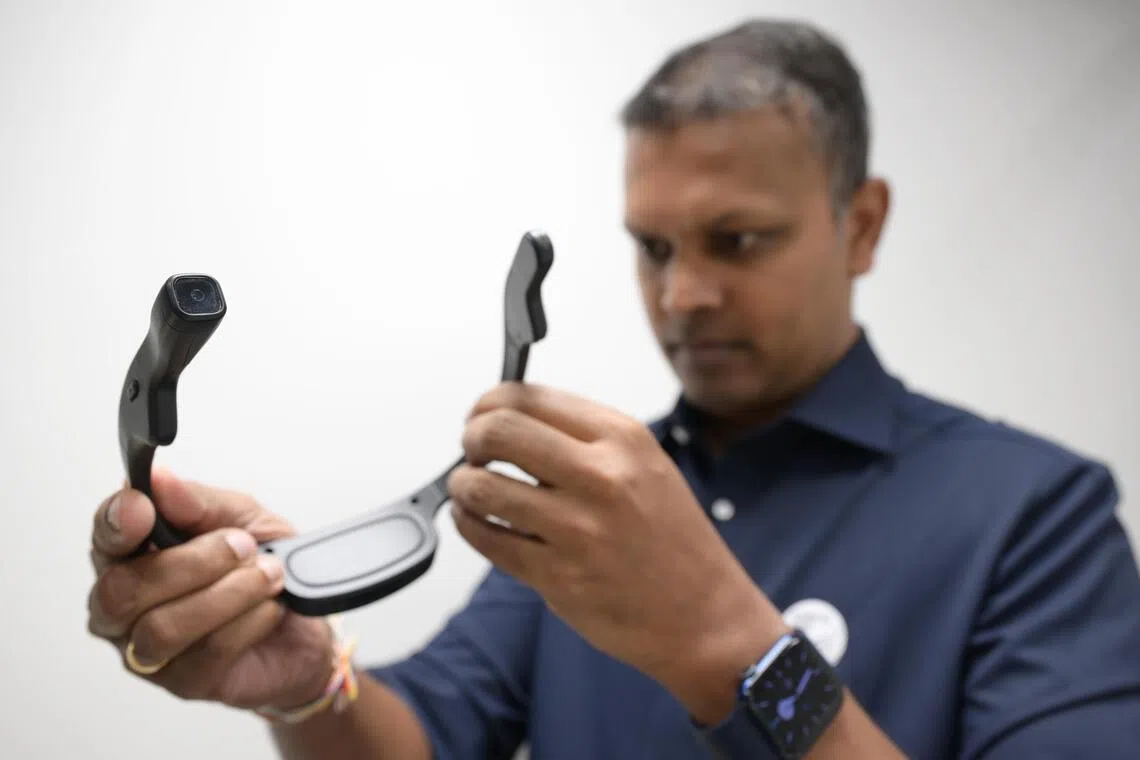 The AiSee was developed by a team from NUS, led by associate professor Suranga Nanayakkara.