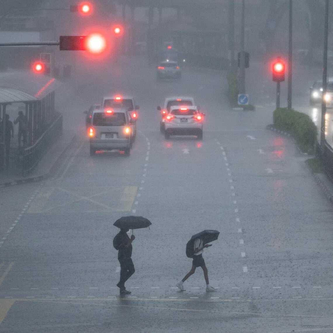 Thundery showers are expected in the afternoon on most days, and extending into the evening on some, for the rest of December.
