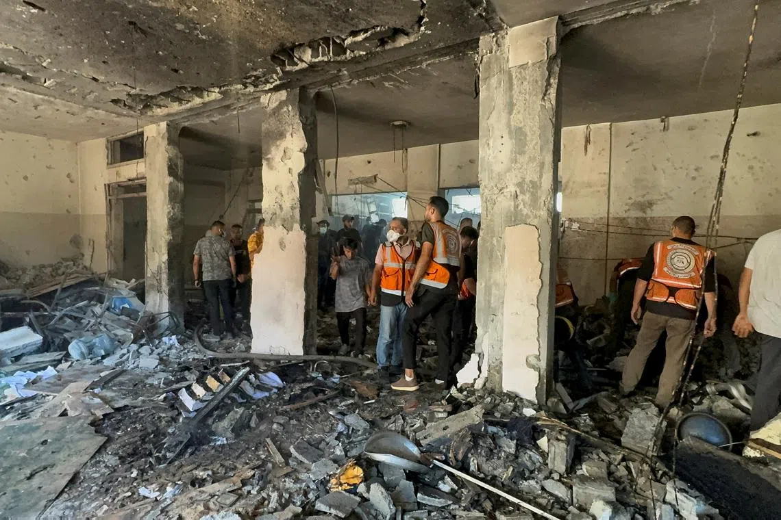 Ihab al-Ghusain, the Hamas government’s deputy labour minister, was among those killed in the strike on the Holy Family school.