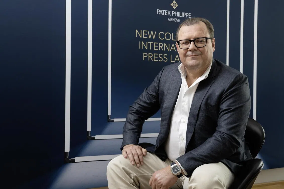 Mr Thierry Stern says: "If you do not like watches, don’t expect to be able to do this job."