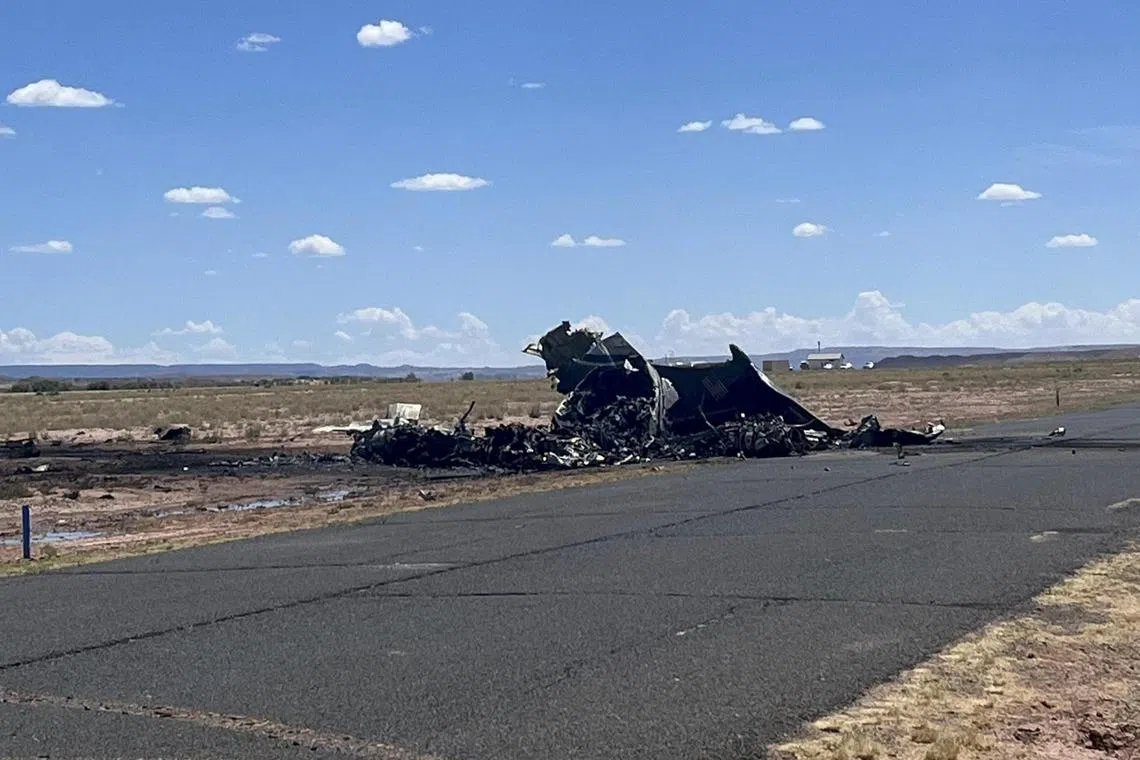 The plane missed the runway at the airport by about 275m.