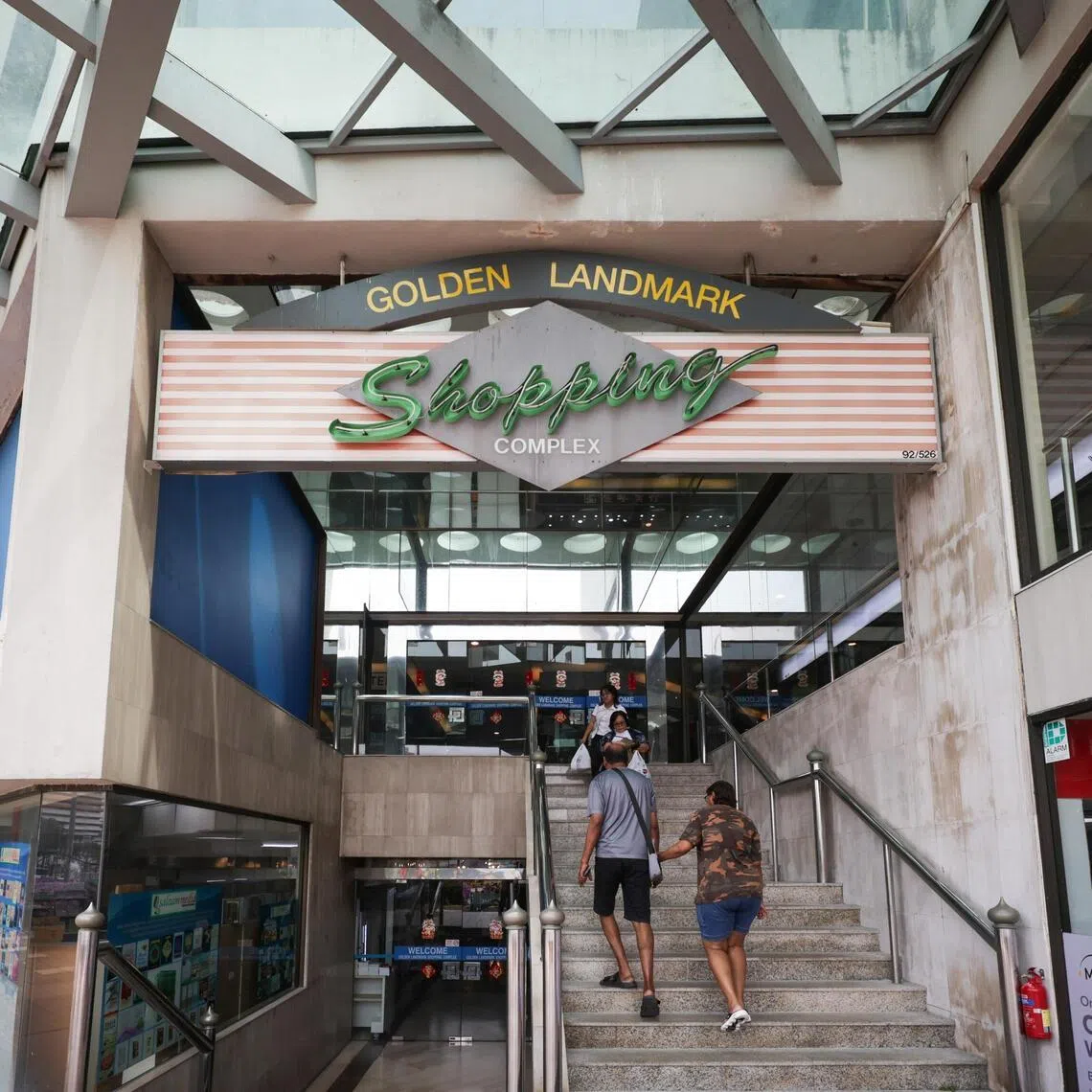 ST20260120_202688800386: Gin Tay/ mcvintage/ Megan Ching SE/
Facade of Golden Landmark Shopping Complex photographed on Jan 20, 2026.