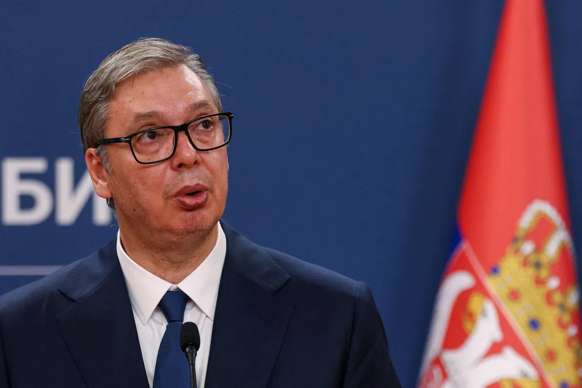 Serbia's Vucic raps 'uncivilised' UN court over handling of Mladic death