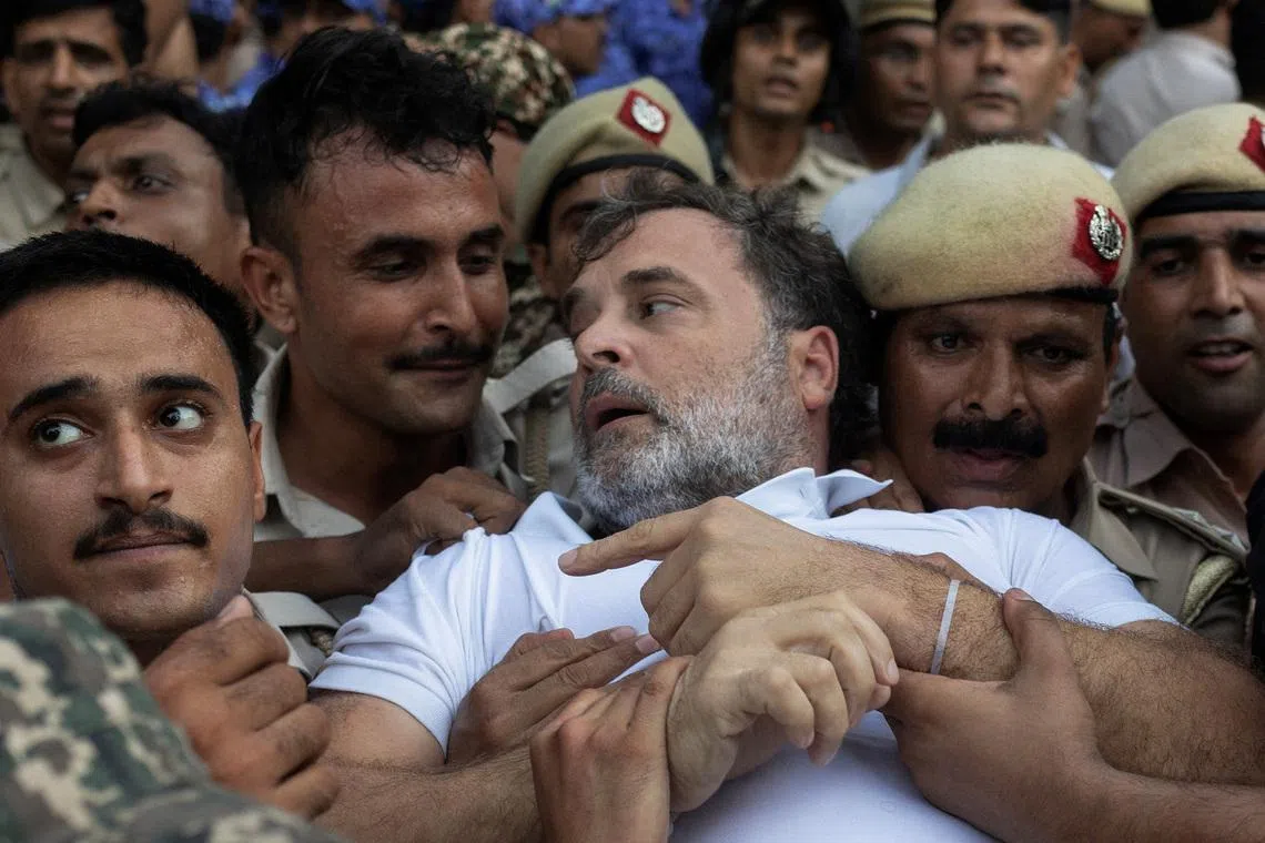 India student protests give opposition a rare opening against Modi