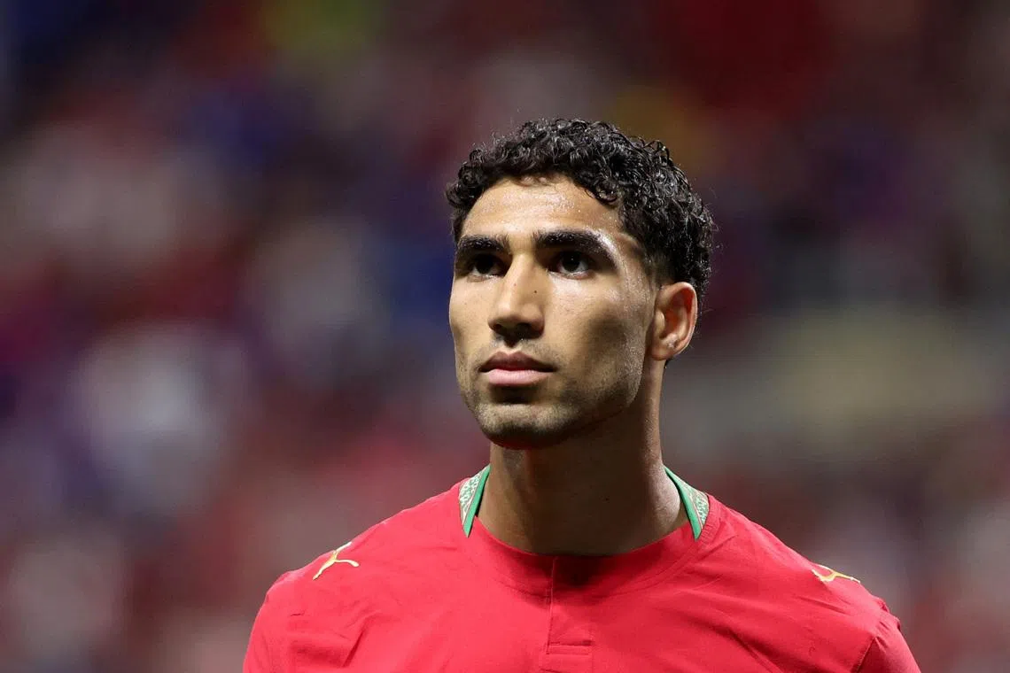 Soccer Football - FIFA World Cup 2026 - Group C - Morocco v Haiti - Atlanta Stadium, Atlanta, Georgia, U.S. - June 24, 2026 Morocco's Achraf Hakimi IMAGN IMAGES via Reuters/Brett Davis