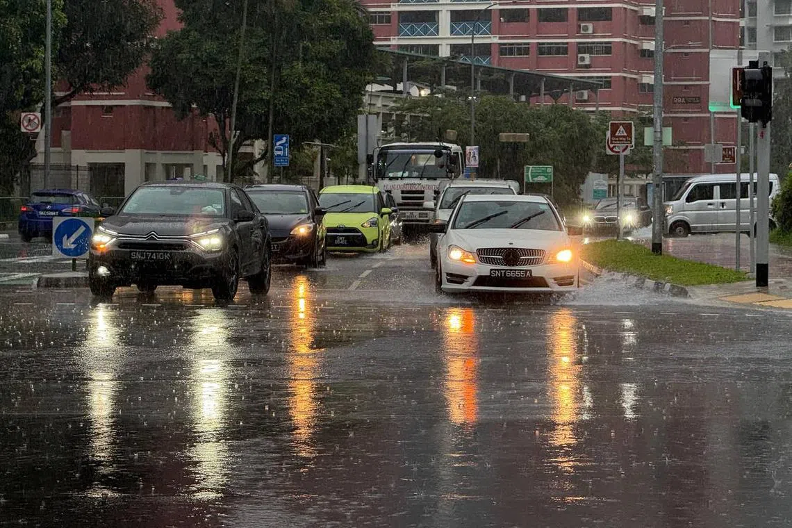 Flash floods may occur at parts of Toa Payoh Lorong 1 and Toa Payoh Lorong 2 on the evening of April 30.