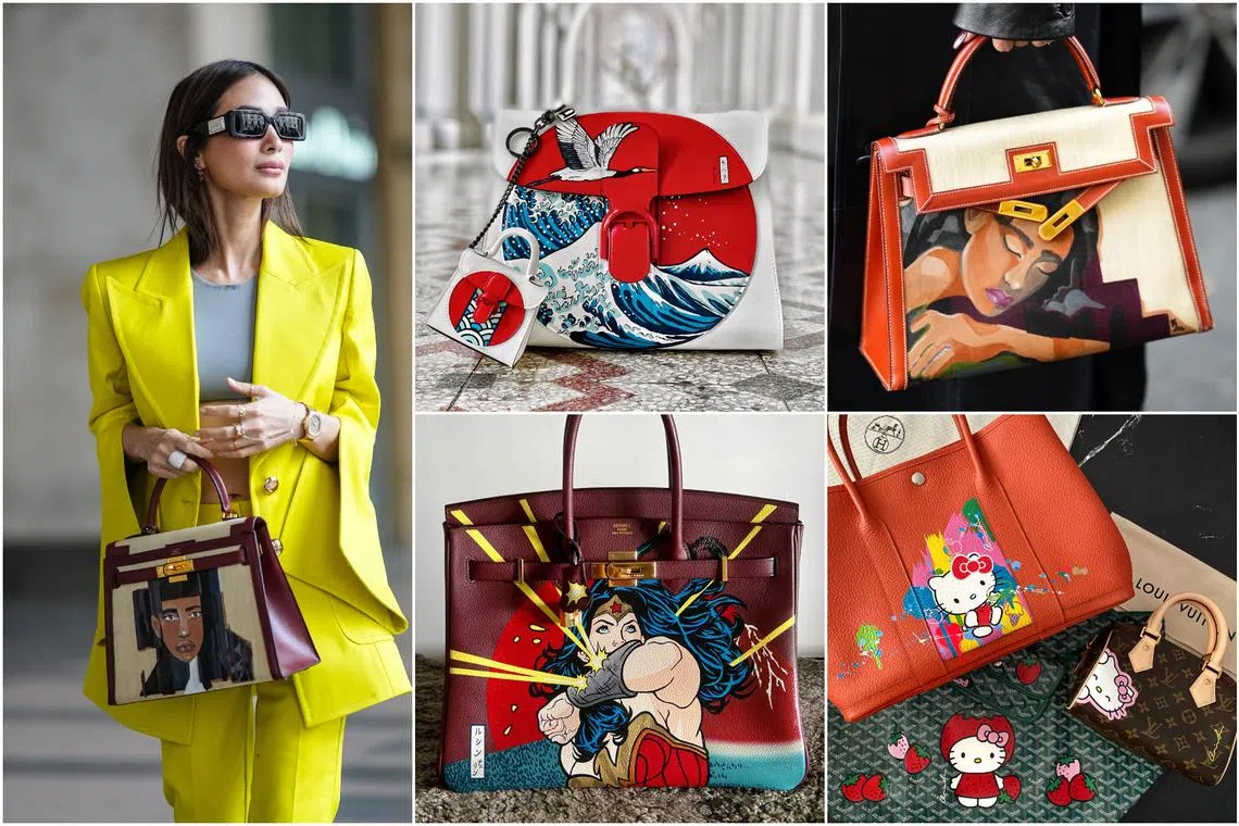 For a select few clients, bags have become carte blanche for artists to freely express their creative geniuses upon. They have evolved beyond mere accessories of purpose.