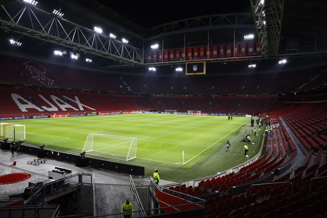 Soccer Football - Europa League - Group B - Ajax Amsterdam v AEK Athens - Johan Cruijff Arena, Amsterdam, Netherlands - December 14, 2023  General view inside the stadium before the match REUTERS/Piroschka Van De Wouw/File Photo