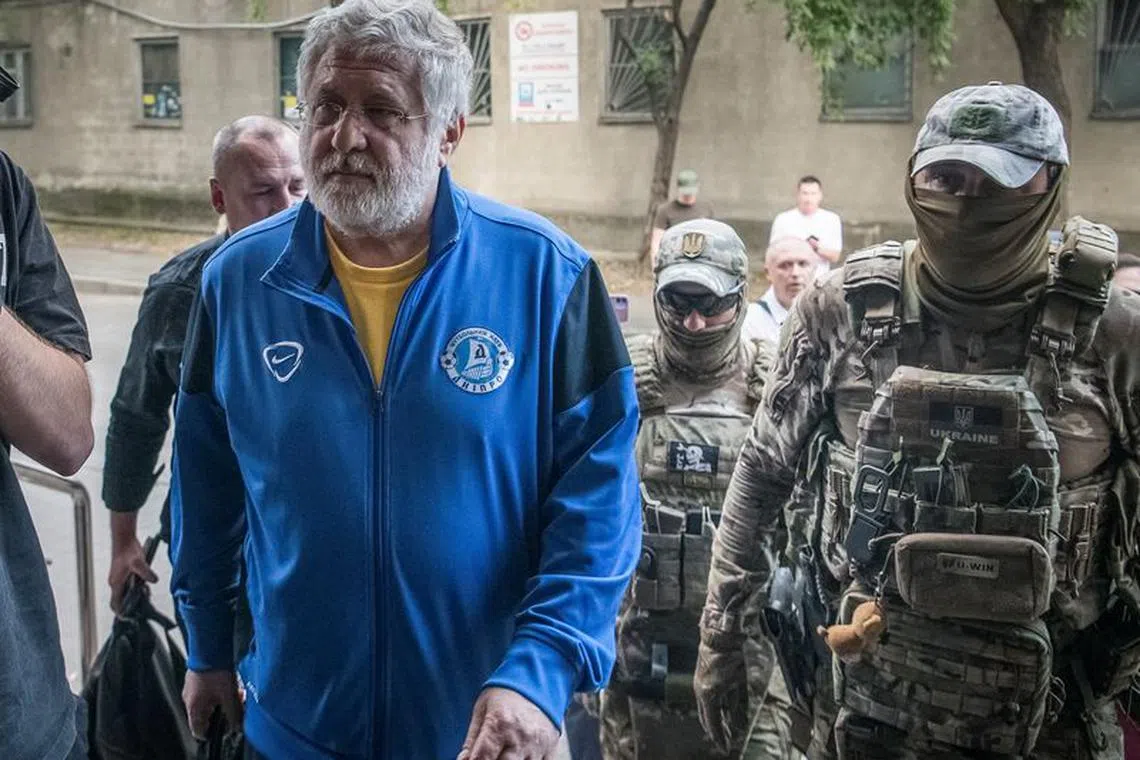 Ukrainian business tycoon and one of Ukraine's most prominent billionaires Ihor Kolomoisky arrives at court, amid Russia's attack on Ukraine, in Kyiv September 2, 2023. REUTERS/Vladyslav Musiienko