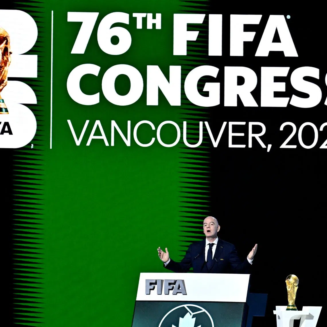 FIFA President Gianni Infantino said despite people saying ticket prices are high, they still end up on the resale market.
