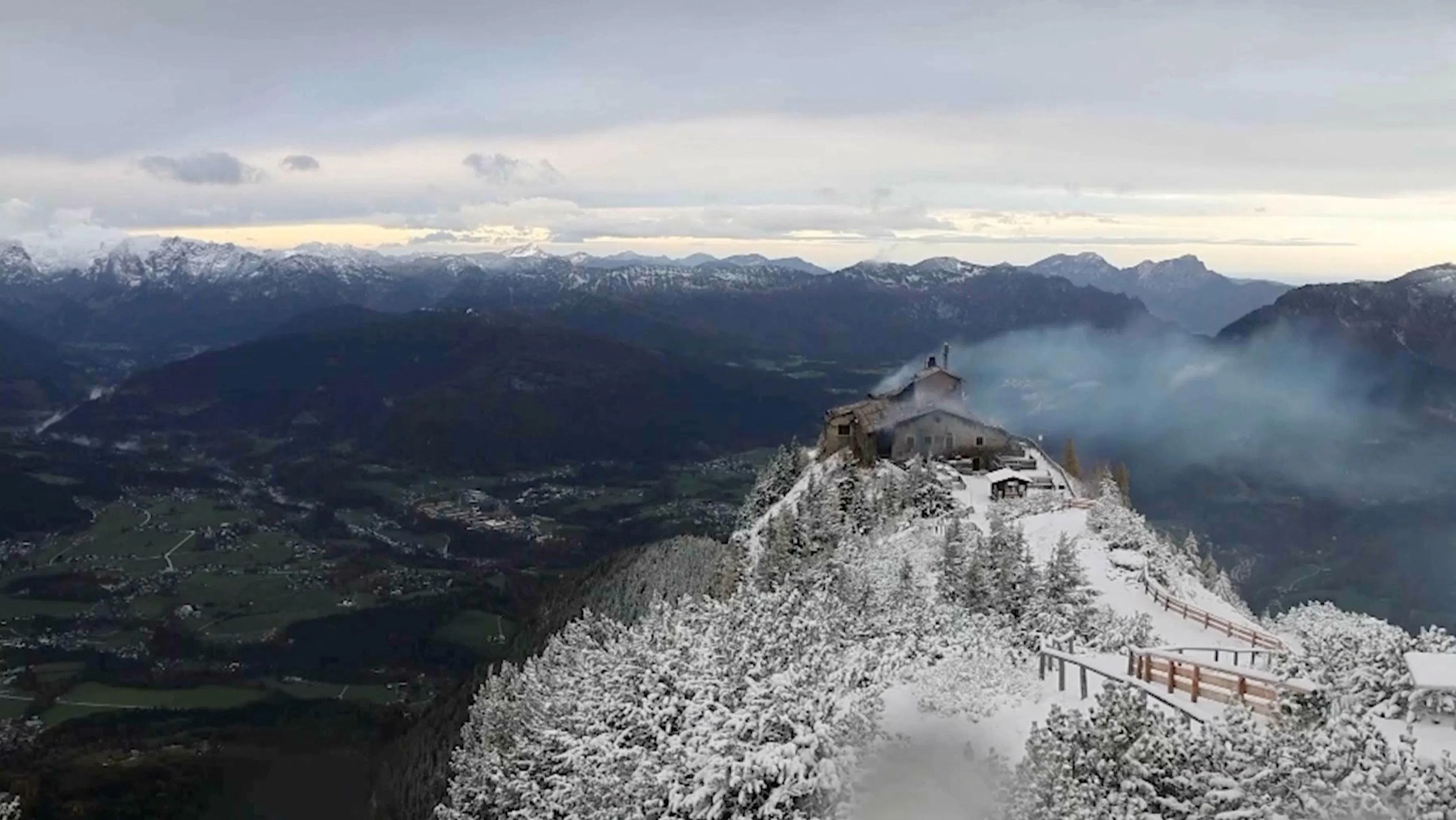 Hitler’s “Eagle’s Nest” mountain retreat was a former guest house for top Nazi officials in the Bavarian Alps.