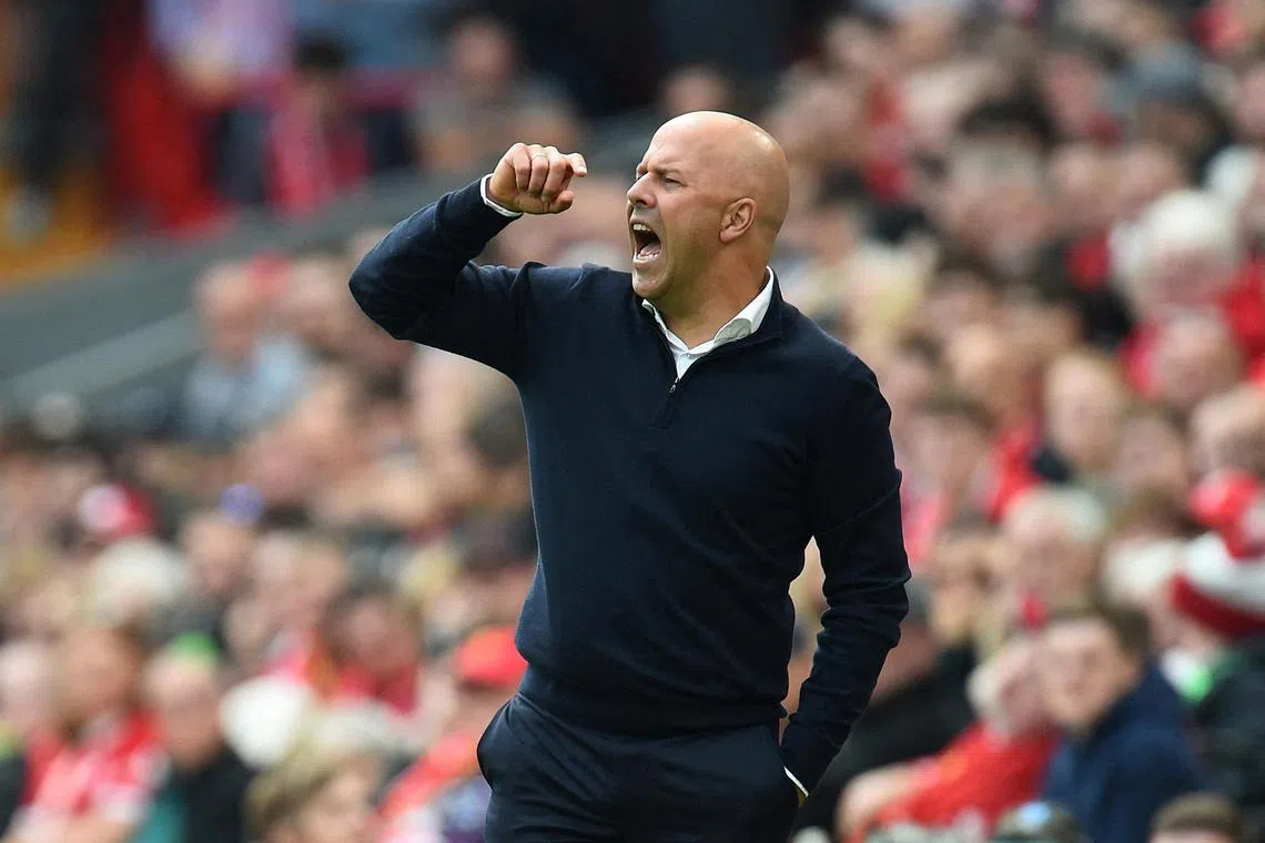 Arne Slot is the first Liverpool manager to win eight of his first nine matches in charge.