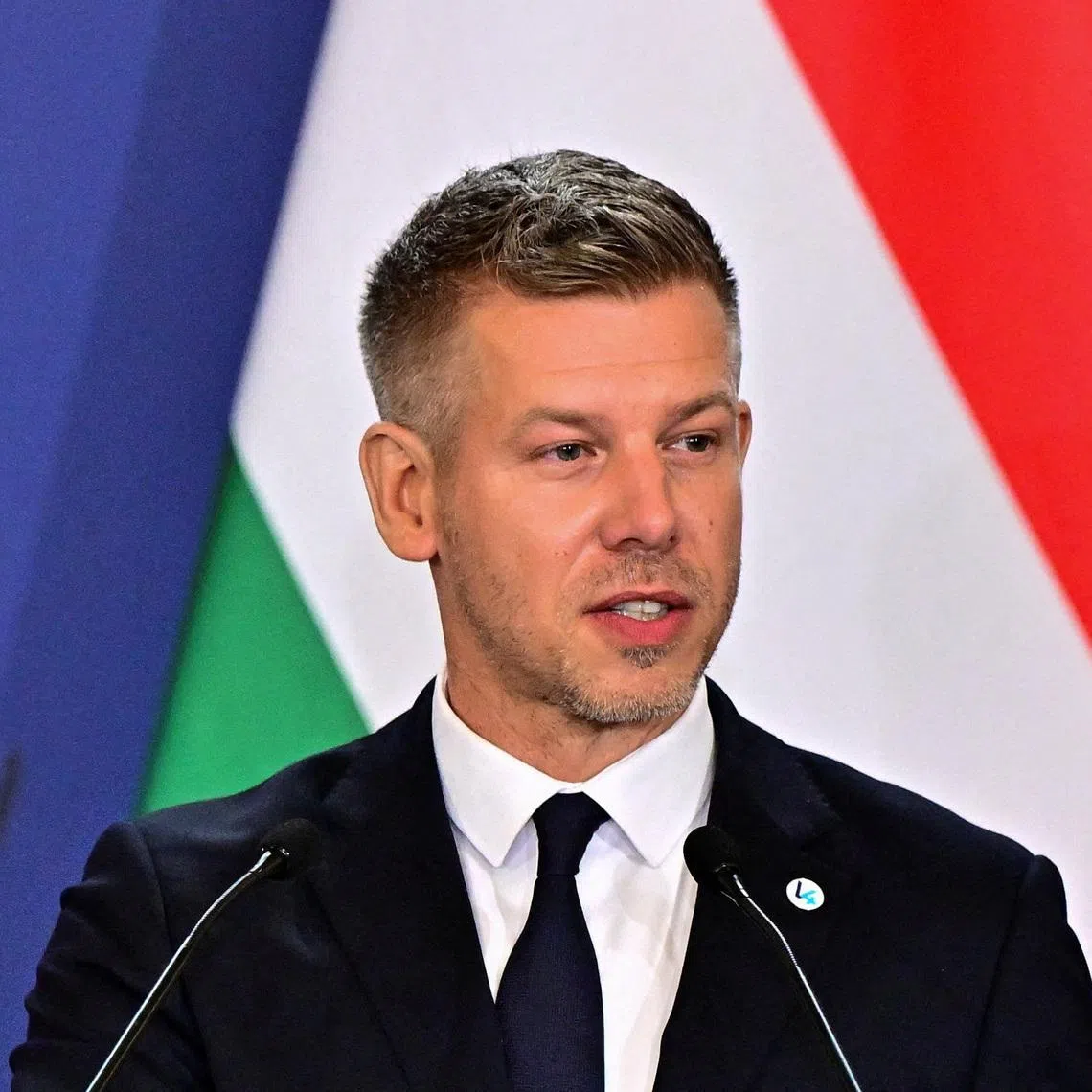 FILE PHOTO: Hungary's Prime Minister Peter Magyar speaks during a press conference at a meeting of the Visegrad Group (V4) countries in Godollo, Hungary, June 23, 2026. REUTERS/Marton Monus/File Photo
