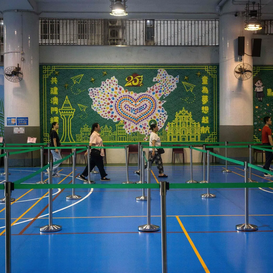 Turnout for Macau's legislative polls on Sept 14 was just 53 per cent of more than 328,000 registered voters.