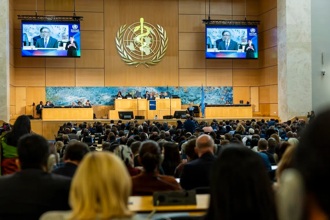 The World Health Organization's (WHO) annual World Health Assembly takes place this week.