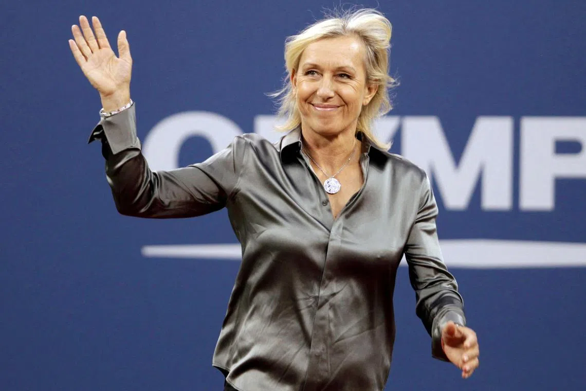 Tennis legand Martina Navratilova is cancer-free nearly four months after announcing she had been diagnosed with throat and breast cancer.