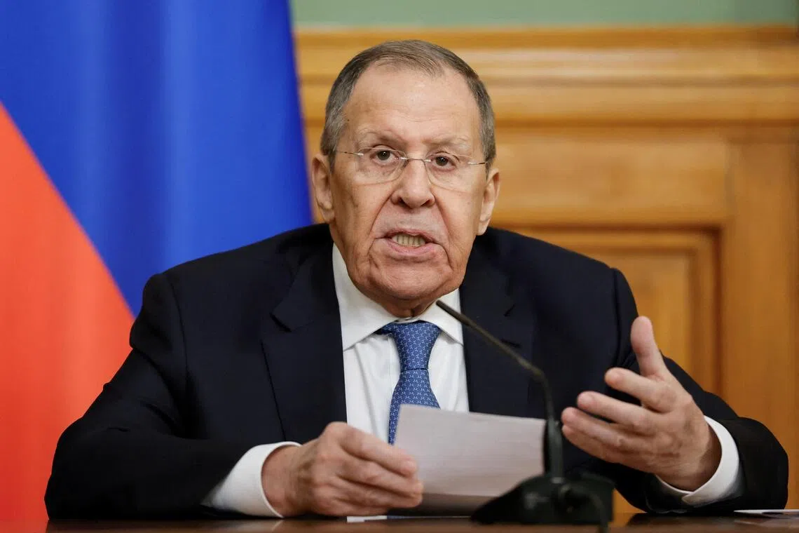 More than four years into Russia’s full-scale invasion on Ukraine, Russia’s Foreign Minister Sergei claimed Moscow was intent on defending “international law”.