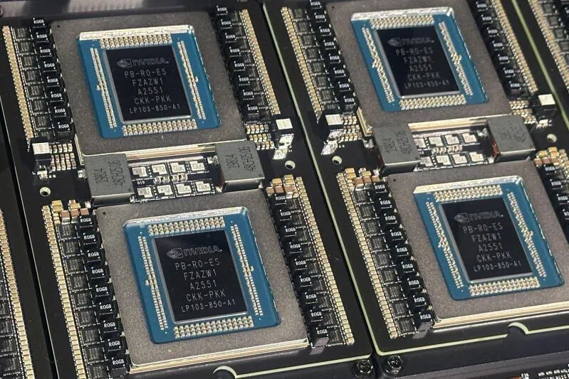 Many high-performance AI computer servers are made with Nvidia chips, some of which are subject to export controls.