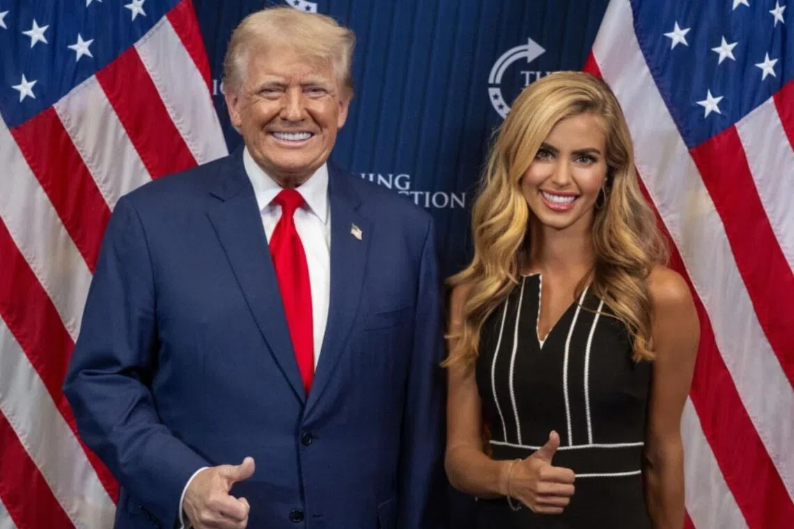 Conservative commentator Katie Zacharia will succeed Karoline Leavitt, who stepped down in August.