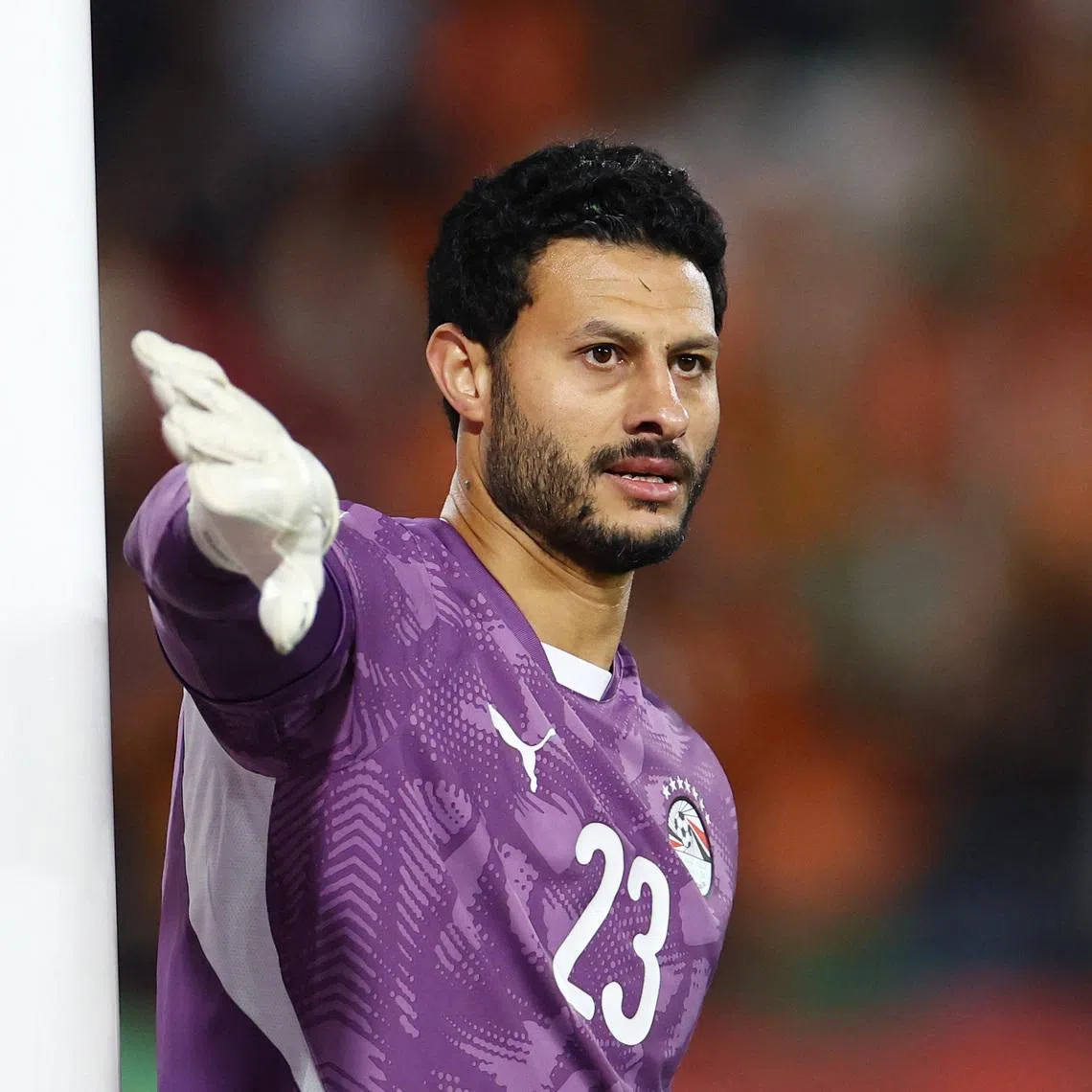 Soccer Football - CAF Africa Cup of Nations - Morocco 2025 - Quarter Final - Egypt v Ivory Coast - Adrar Stadium, Agadir, Morocco - January 10, 2026 Egypt's Mohamed El Shenawy reacts REUTERS/Siphiwe Sibeko