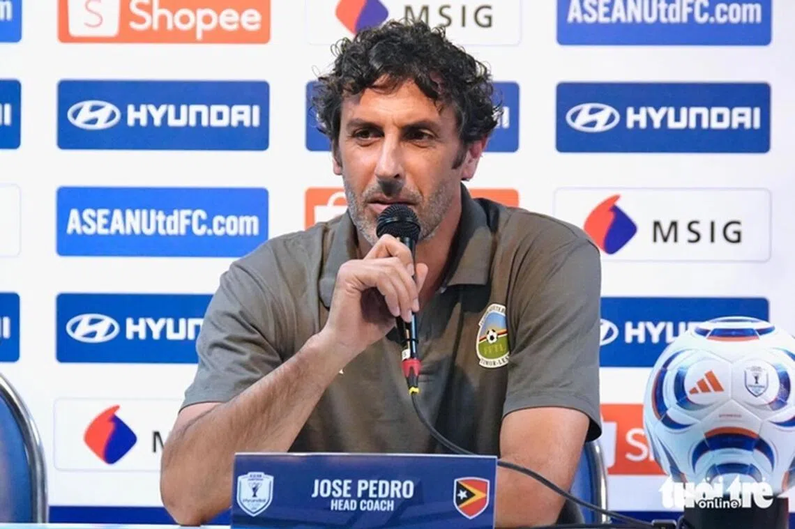 Timor-Leste marks Ze Pedro’s first foray into international football coaching.