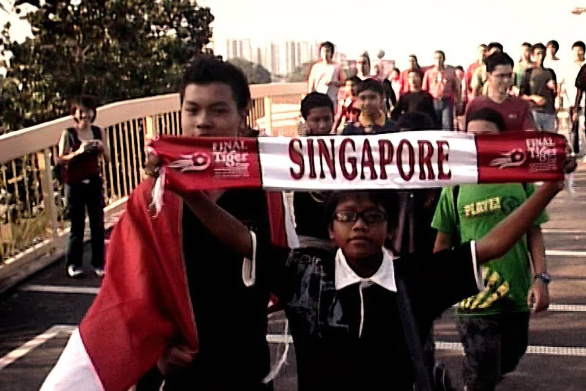 jopicks19 - Screenshots from the short film Kwa Giu, film-making collective Hosaywood's 2011 documentary tribute to the former National Stadium, covering a 2007 Singapore-Thailand match. The venue was demolished in 2011 and the Singapore National Stadium was built on the site, opening in 2014.



Source: Jacen Tan / Hosaywood