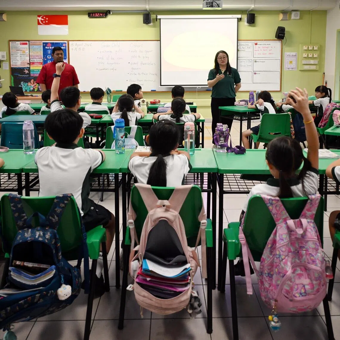 Many teachers contribute across three areas - form teacher duties, co-curricular activities (CCAs) and committee work.