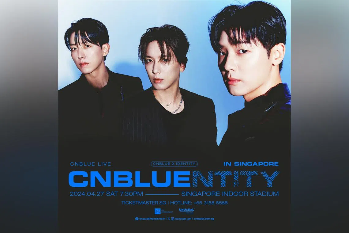 South Korean band CNBlue return to Singapore for April concert | The