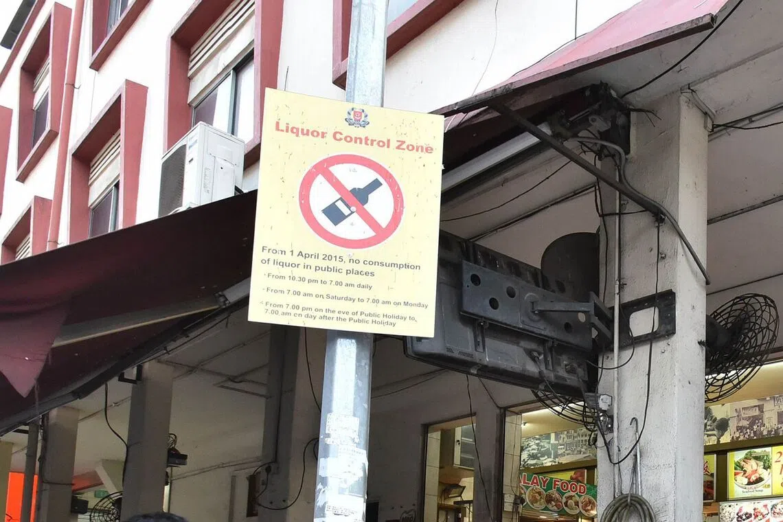 Little India is a designated Liquor Control Zone.