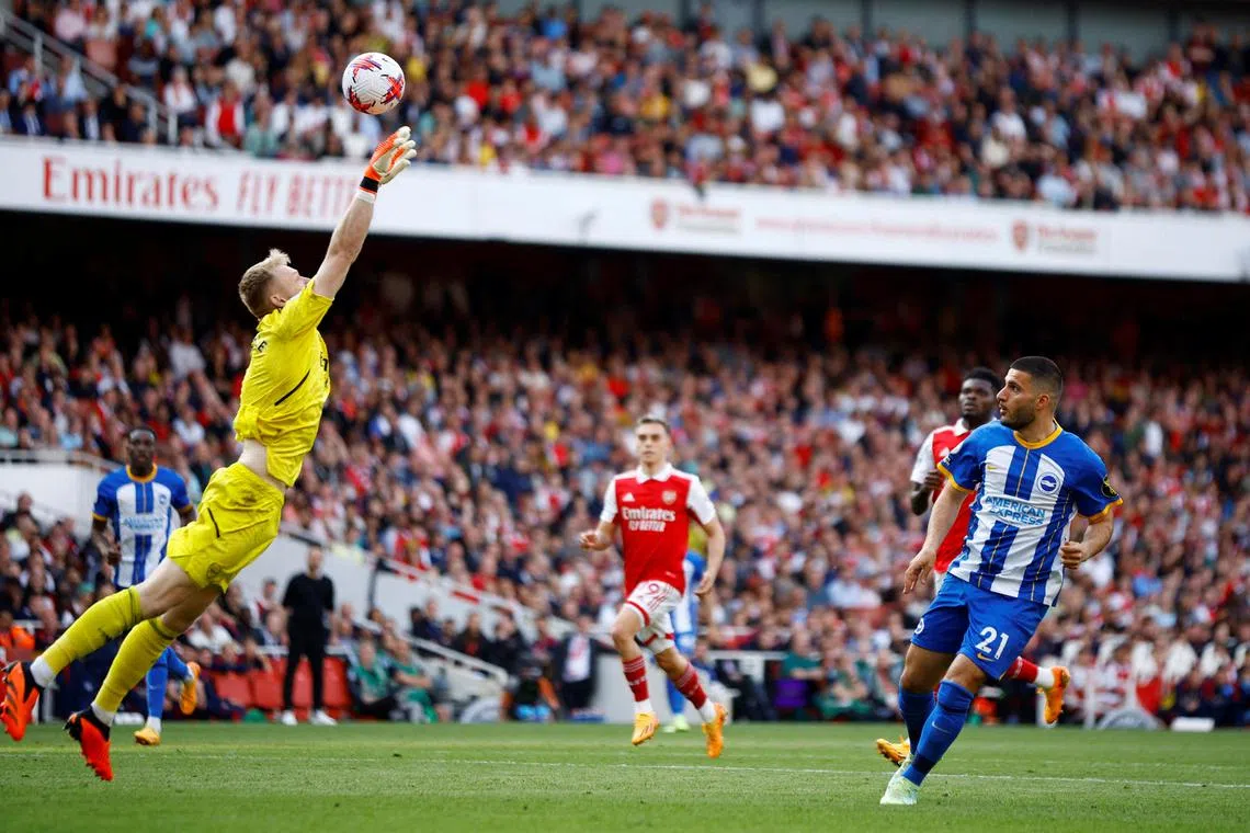 Ramsdale has made 39 appearances for Arsenal this season and kept 15 clean sheets in all competitions.